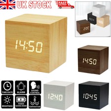 Wooden LED Digital Alarm Clock