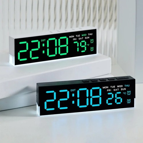 Digital alarm clock usb led - clock,