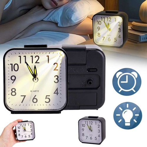 Led desk alarm clock - led,