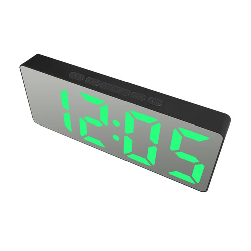 Led digital alarm clock snooze - led,