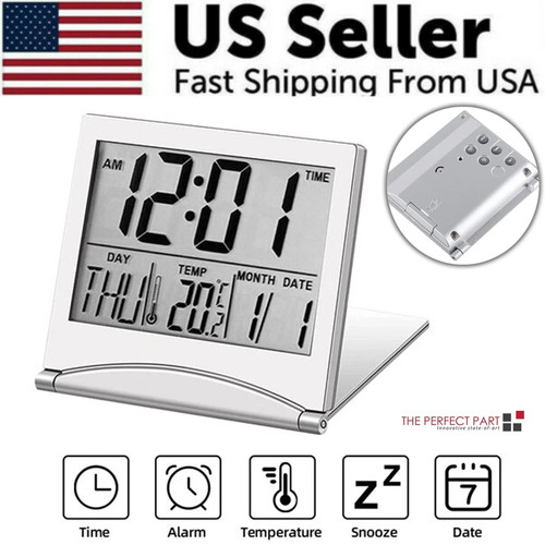 Digital travel alarm clock - digital,