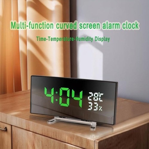 Curved mirror digital led - curved,
