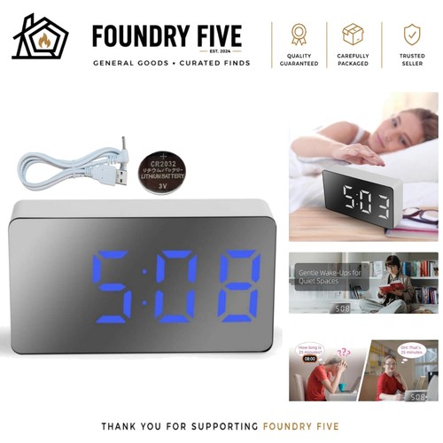 Elegant bedside alarm - elegant, clock