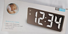 Digital Alarm Clock Large LED