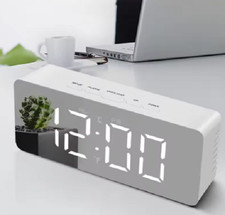 Digital LED Alarm Clock with