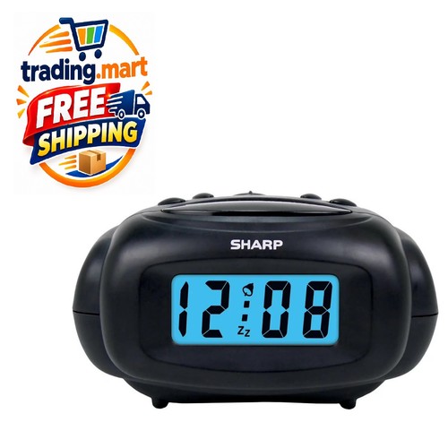 Sharp digital alarm clock - digital,