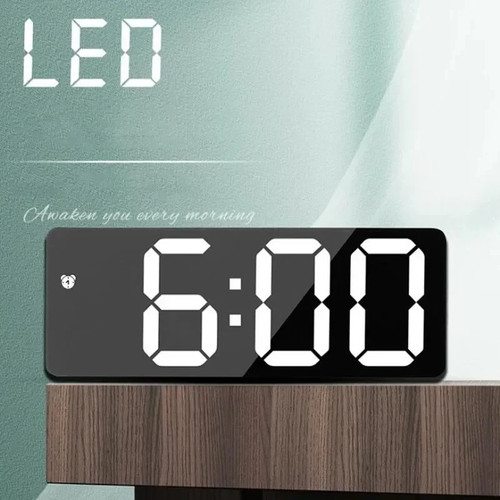 Digital alarm clock large - digital,