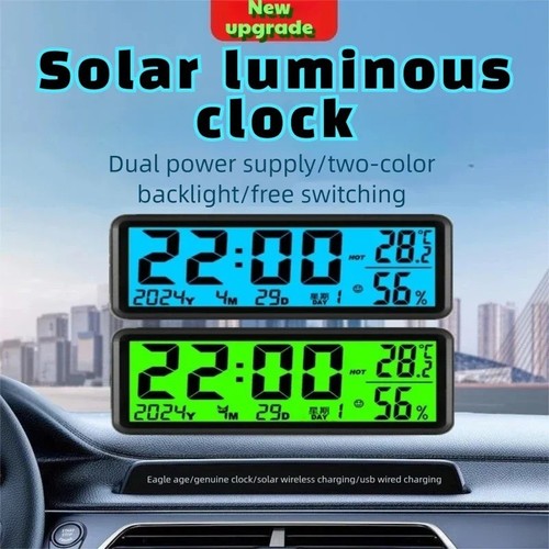 Car clock digital - clock, lcd