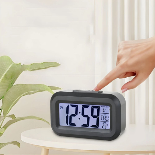 Digital led bedside snooze - led,