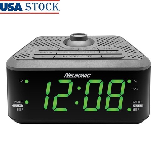 Projection clock radio - fm,