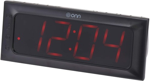 Onn digital alarm clock - onn,