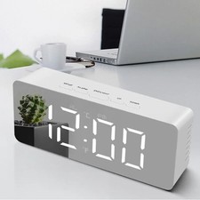 Digital LED Alarm Clock with