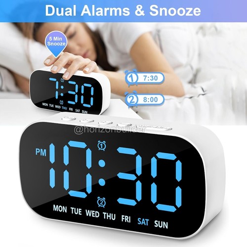 Electric digital alarm clock - electric,