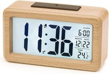 Wooden Digital Alarm Clock