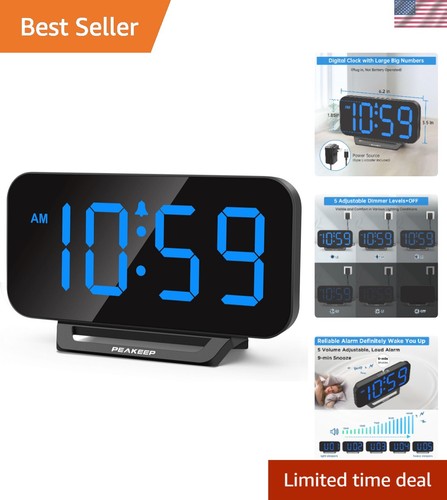 Loud digital alarm clock - digital,