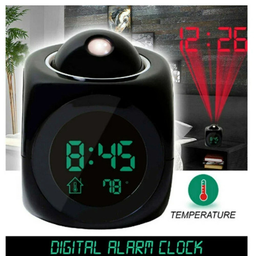 Led projection alarm clock - alarm,
