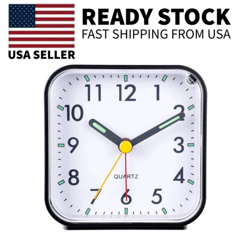 Led desk alarm clock - led,