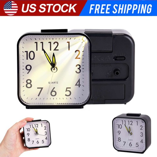 Small desk travel alarm clock - small,