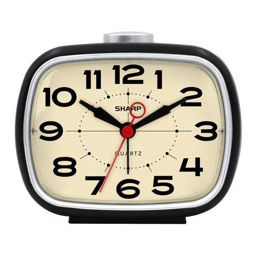 Battery powered alarm - powered, clock