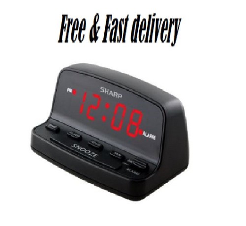 Sharp digital alarm - alarm, clock