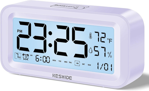 Digital alarm clock with night - digital,