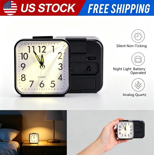 Small analog travel alarm - analog,