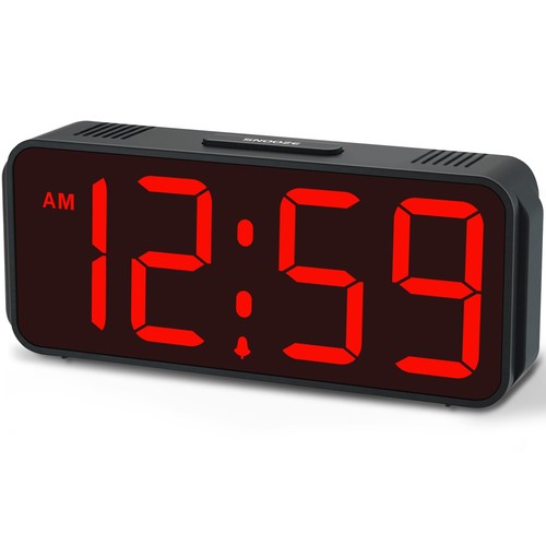 Digital alarm clock battery - clock,
