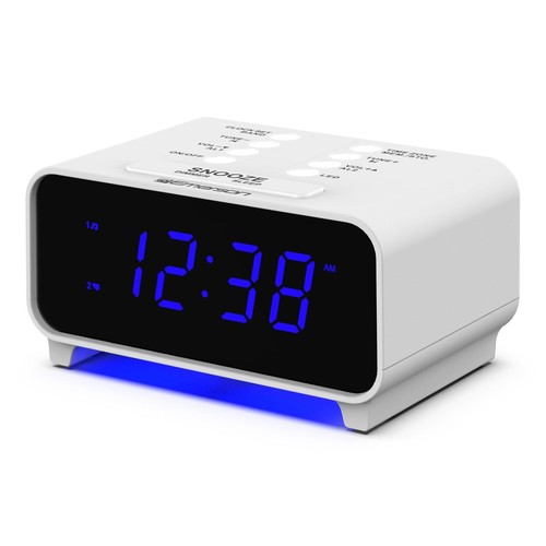 Alarm clock radio with led - alarm,