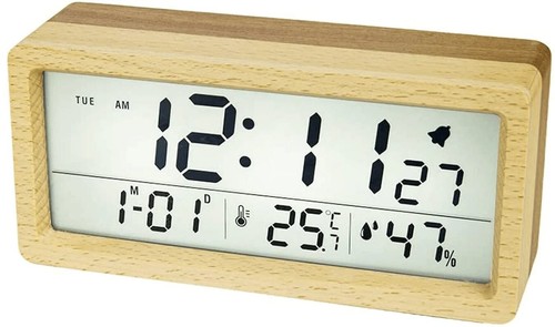 Digital alarm clock electronic - digital,