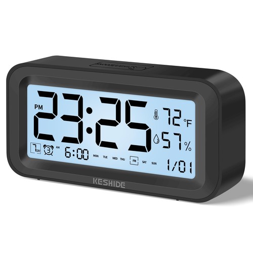 Night light digital alarm - digital,