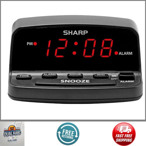 Sharp digital alarm clock - digital,