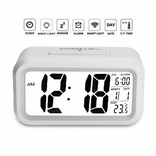 Alarm snooze clock - clock, light