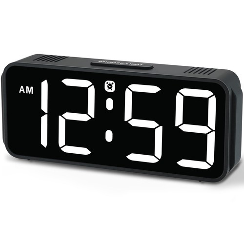 Digital alarm clock plug - clock,