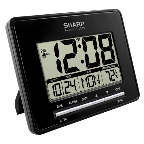 Sharp atomic desktop clock - atomic, –