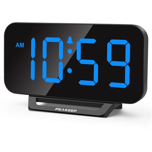 Small digital alarm clock - small, for