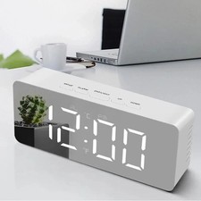 Digital LED Alarm Clock with