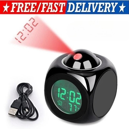 Led projection alarm clock - projection,