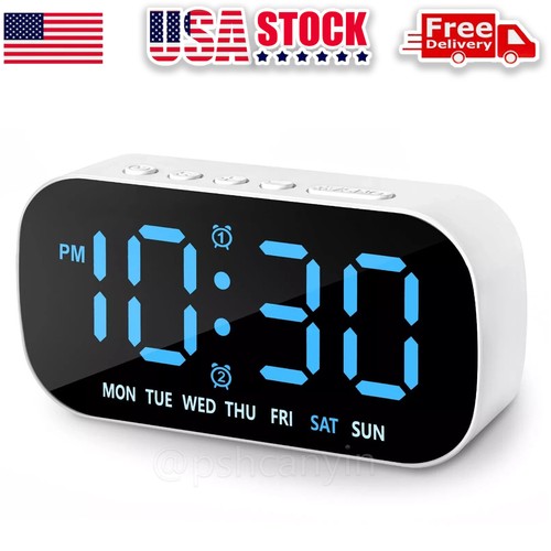 Led desk alarm clock - alarm,