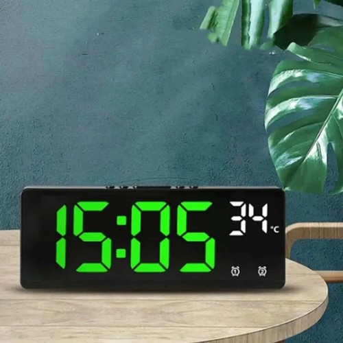 Digital led alarm clock voice - led,