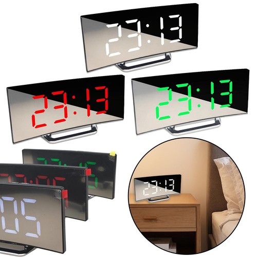 Led digital alarm clock mains - led,