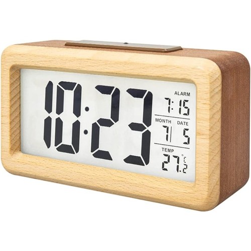 Battery powered wooden digital - wooden,
