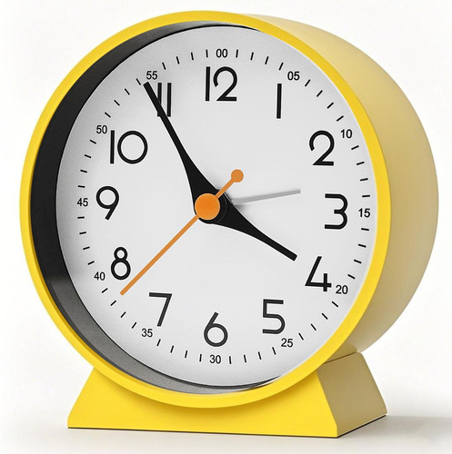 Analog alarm clock with - alarm, no