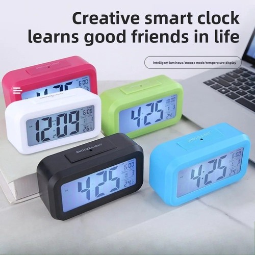 Led digital alarm clock snooze - digital,