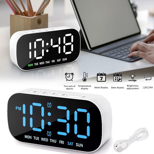 Electric digital alarm clock - electric,