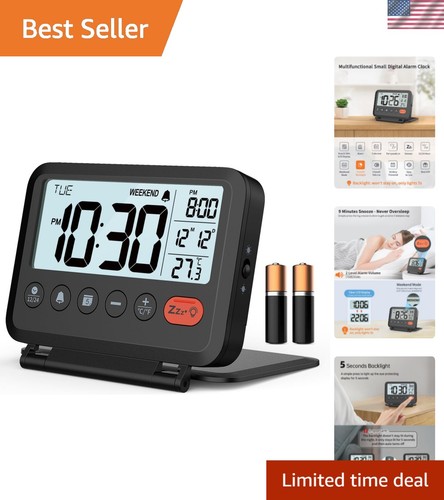 Digital travel alarm clock - alarm,