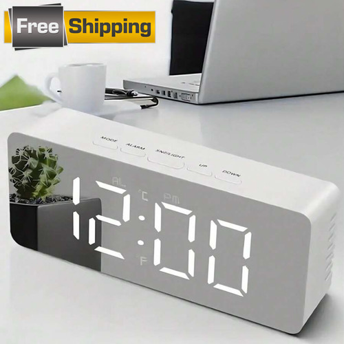 Digital led alarm clock - alarm, usb