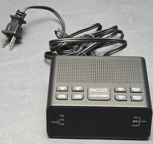 Digital alarm clock radio - alarm,
