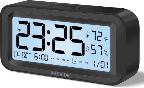 Night light digital alarm - digital,