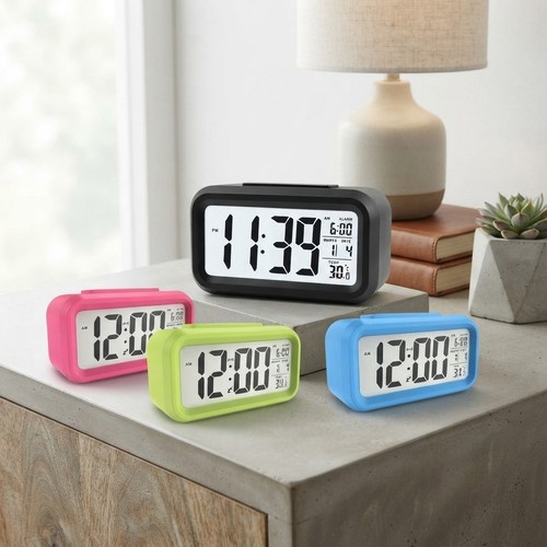 Led digital alarm clock snooze - digital,
