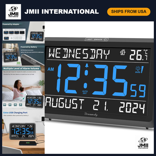 Large digital clock - large,